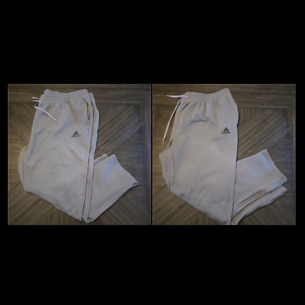 Adidas Sweatpants 2 Pair 4xl and 4xlt Gray Black
